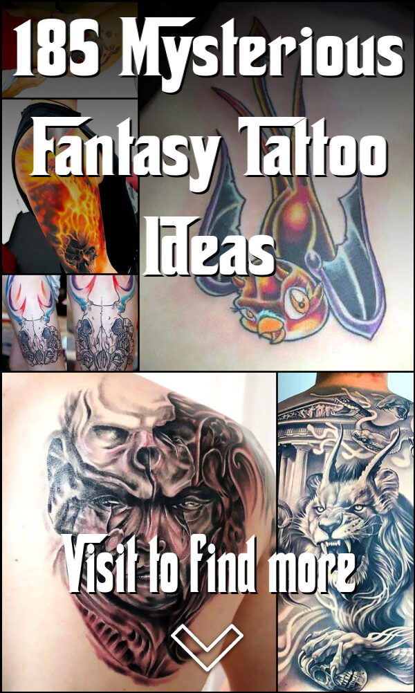185 Mysterious Fantasy Tattoo Ideas