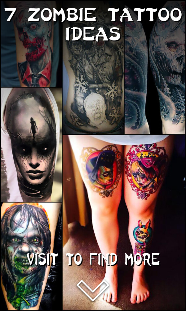 7 Zombie Tattoo Ideas