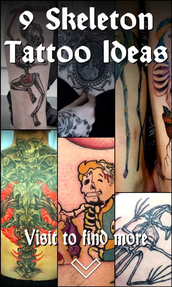 9 Skeleton Tattoo Ideas