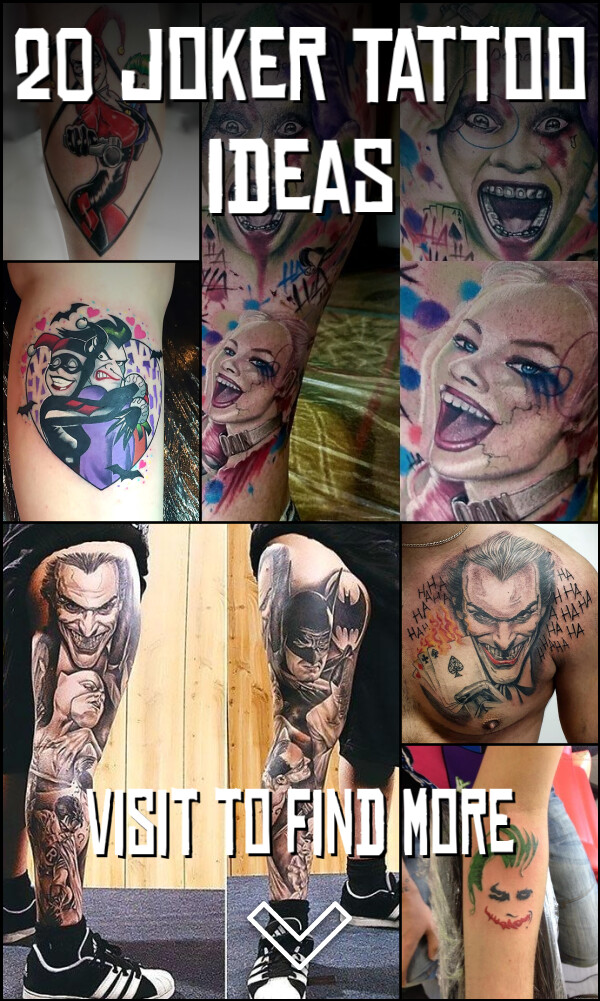 20 Joker Tattoo Ideas