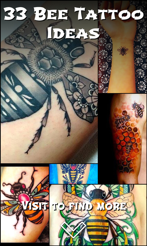 33 Bee Tattoo Ideas