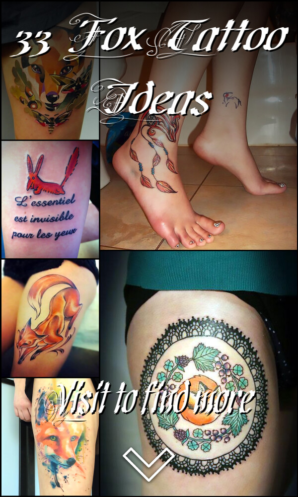 33 Fox Tattoo Ideas