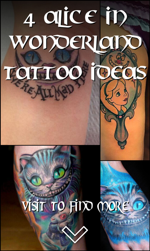 4 Alice in Wonderland Tattoo Ideas