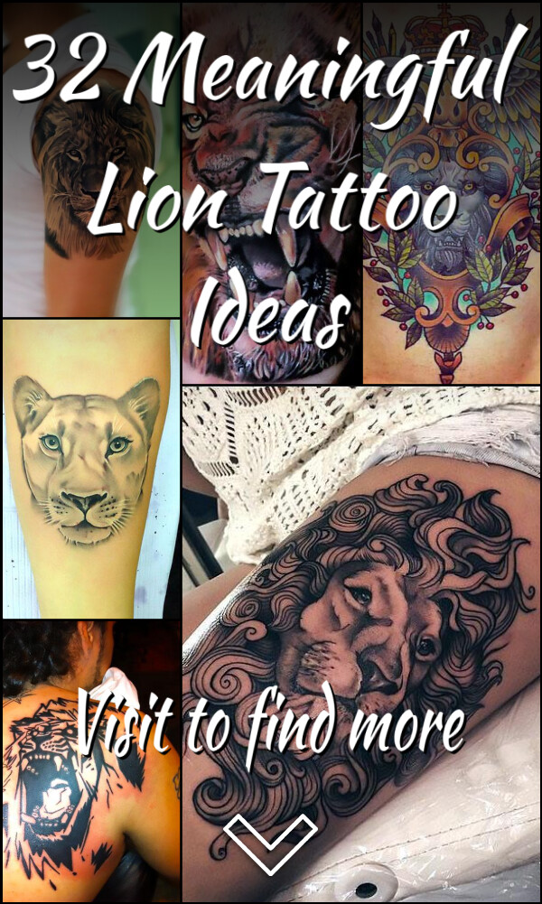 32 Meaningful Lion Tattoo Ideas