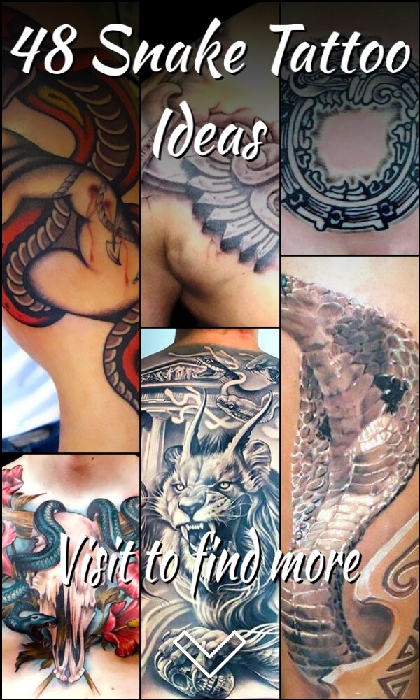 48 Snake Tattoo Ideas