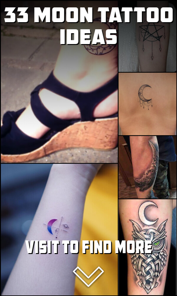 33 Moon Tattoo Ideas