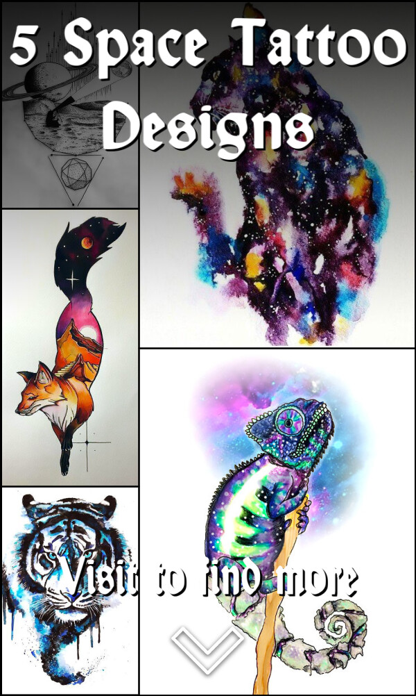 5 Space Tattoo Designs