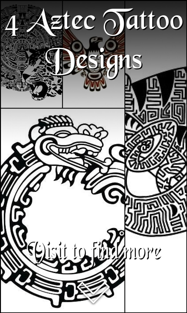 4 Aztec Tattoo Designs