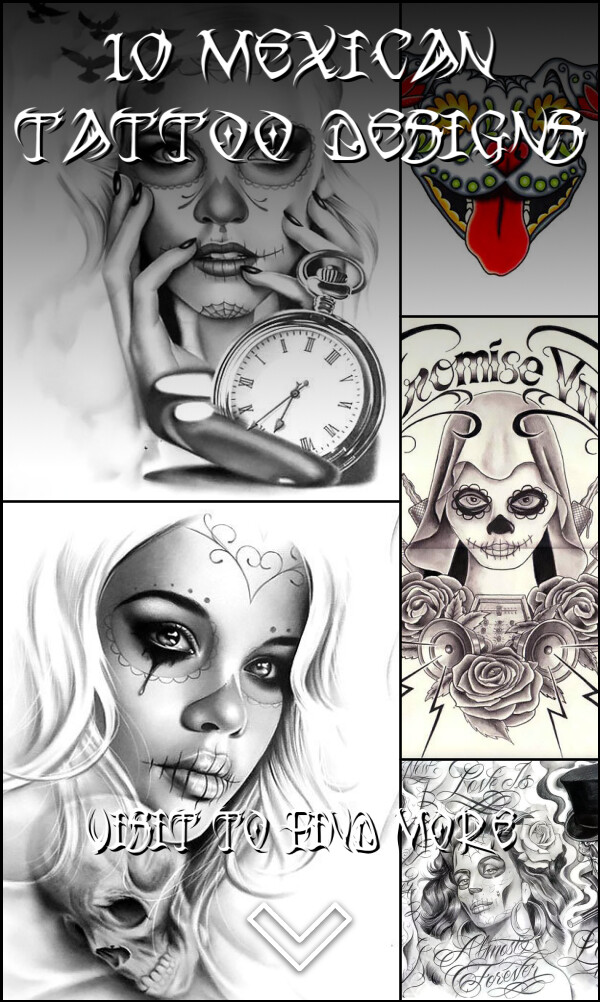 10 Mexican Tattoo Designs