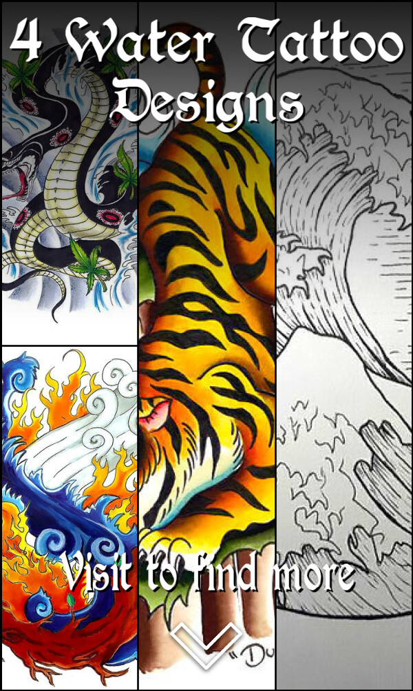 4 Water Tattoo Designs