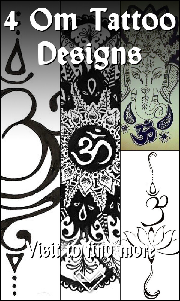 4 Om Tattoo Designs