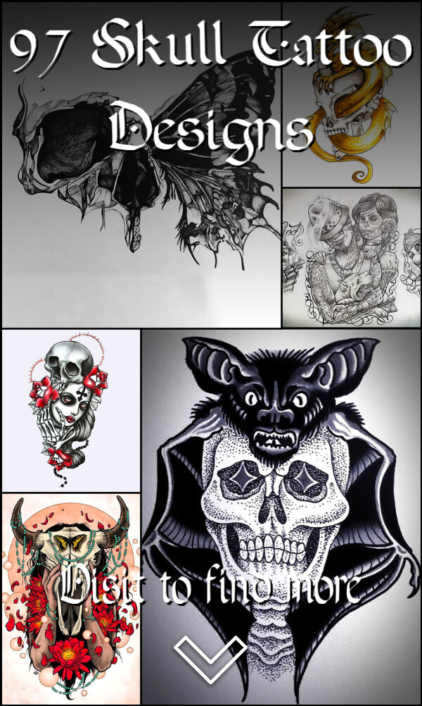 97 Skull Tattoo Designs