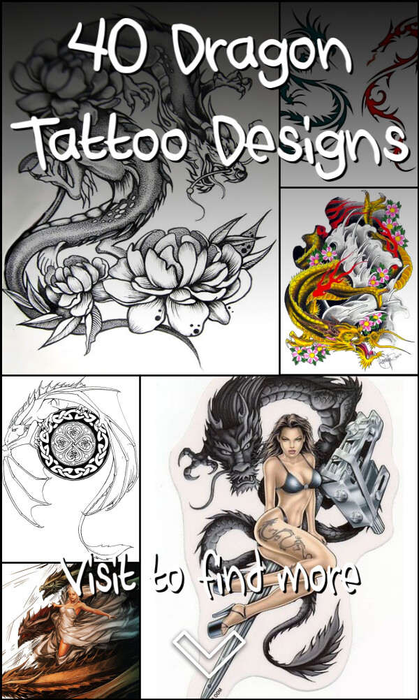 40 Dragon Tattoo Designs