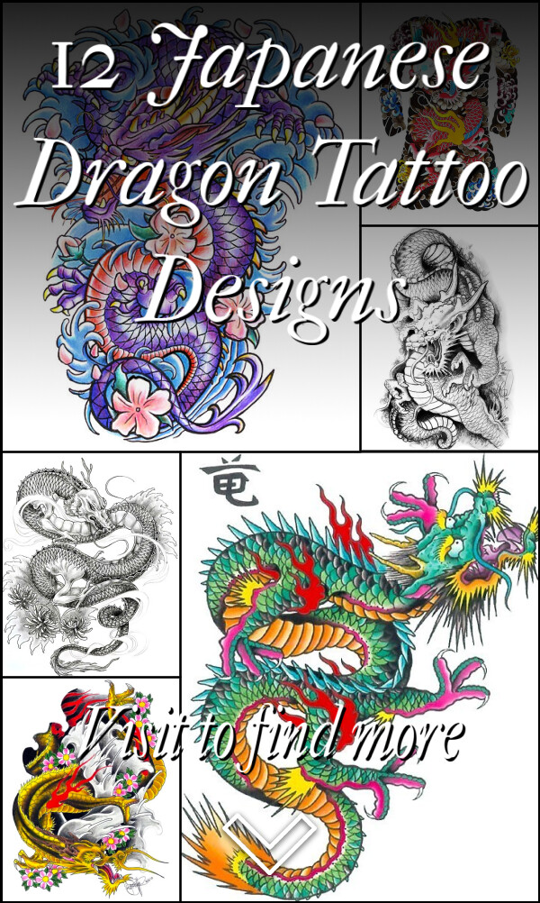 12 Japanese Dragon Tattoo Designs