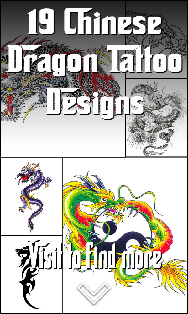 19 Chinese Dragon Tattoo Designs
