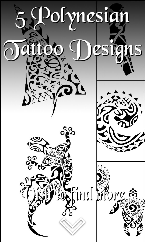 5 Polynesian Tattoo Designs