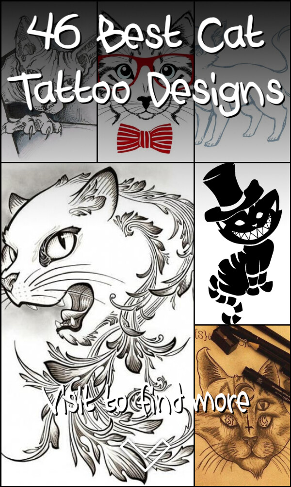 46 Best Cat Tattoo Designs