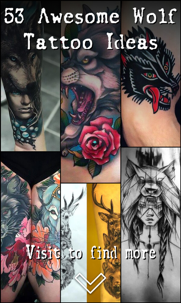 53 Awesome Wolf Tattoo Ideas