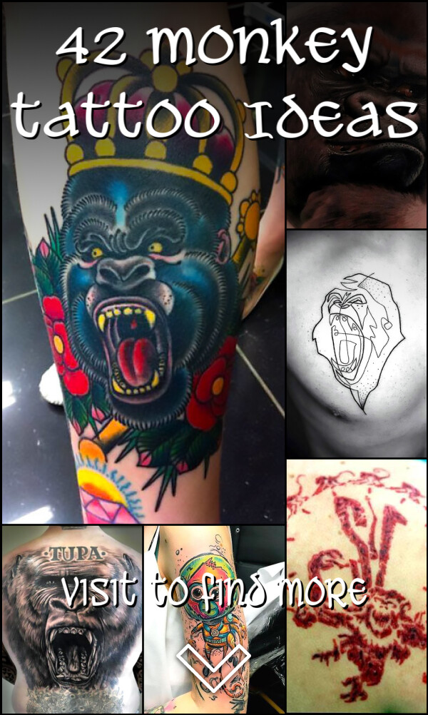 42 Monkey Tattoo Ideas