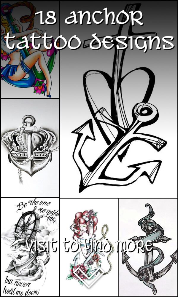 18 Anchor Tattoo Designs