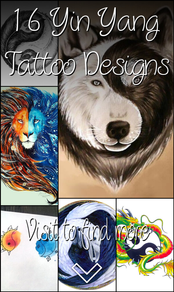 16 Yin Yang Tattoo Designs