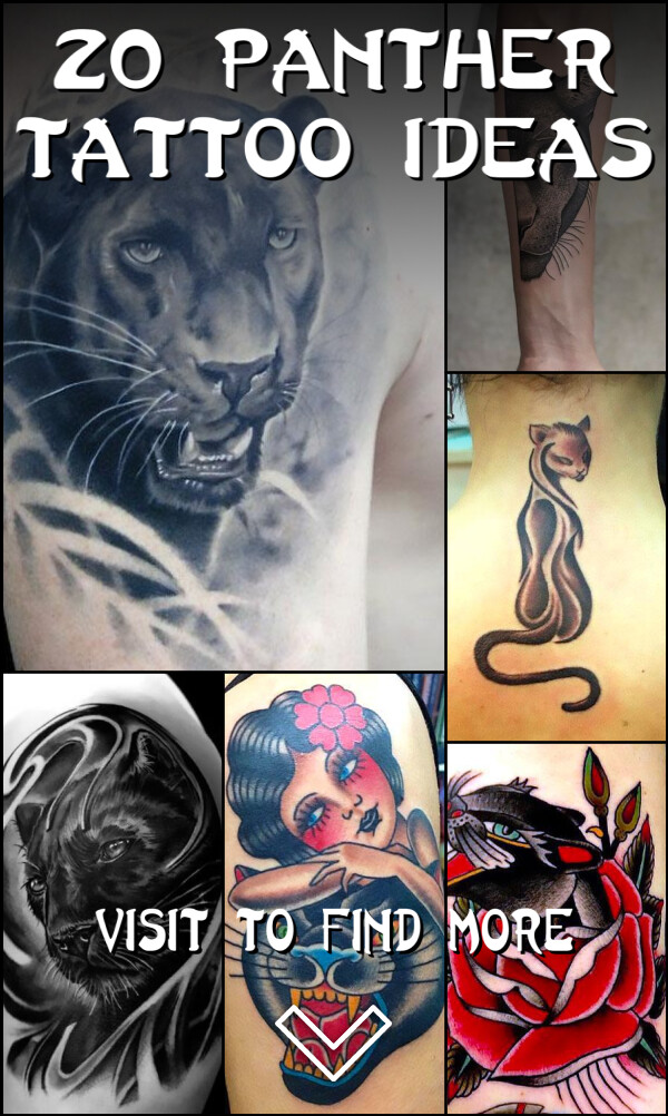 20 Panther Tattoo Ideas