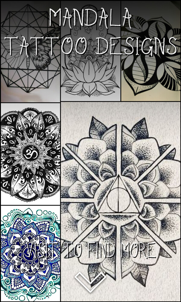 12 Mandala Tattoo Designs