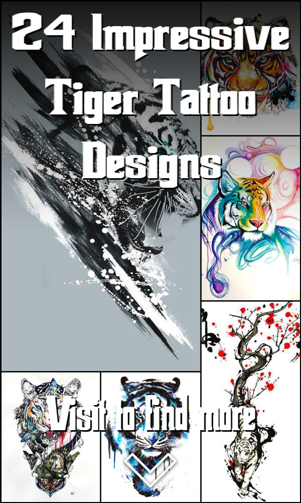 24 Impressive Tiger Tattoo Designs