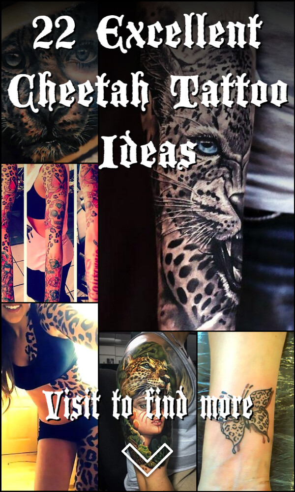 22 Excellent Cheetah Tattoo Ideas
