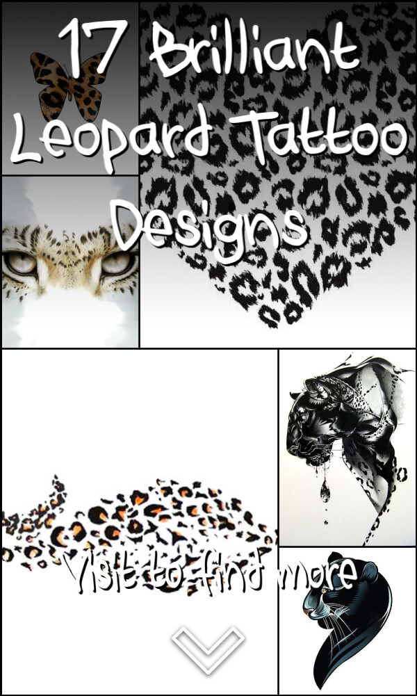 17 Brilliant Leopard Tattoo Designs