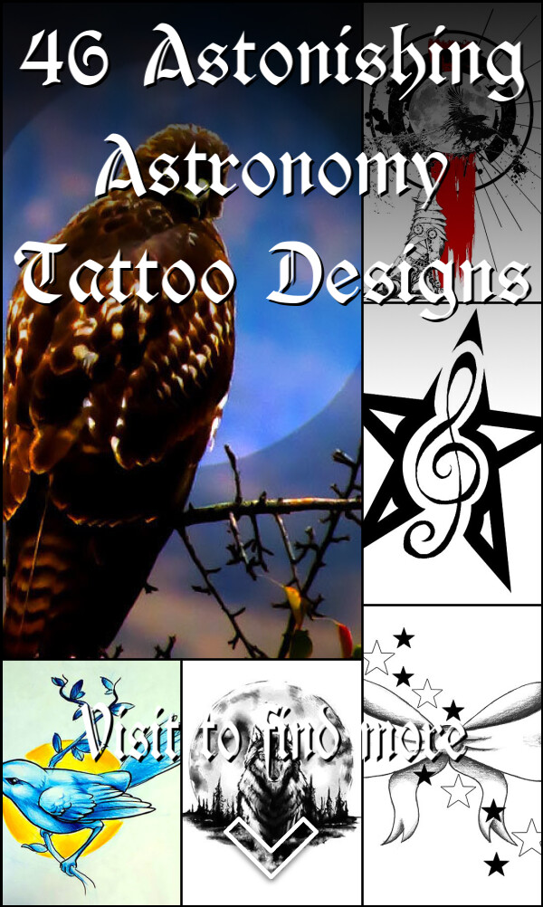 46 Astonishing Astronomy Tattoo Designs