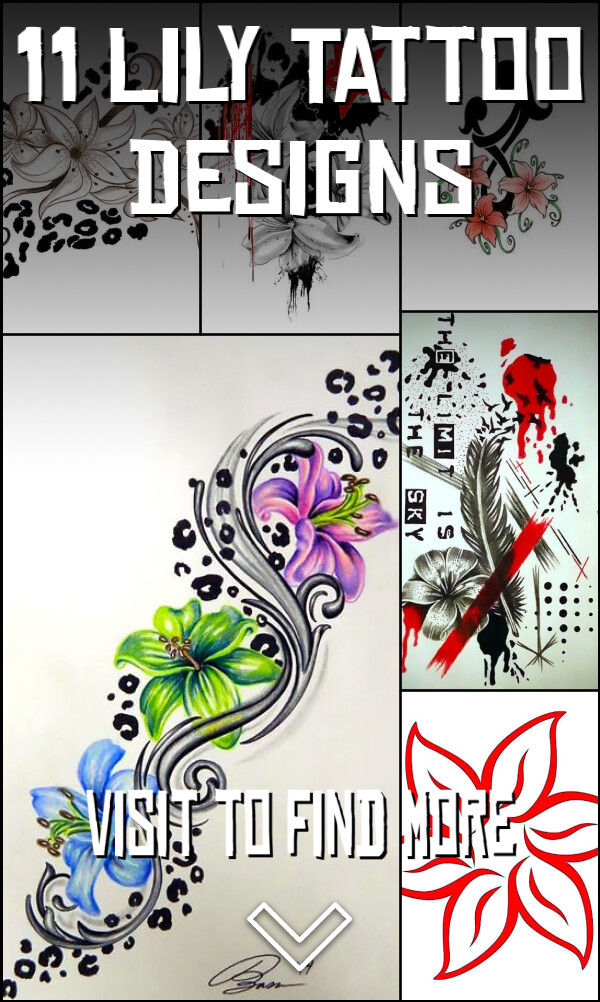 11 Lily Tattoo Designs