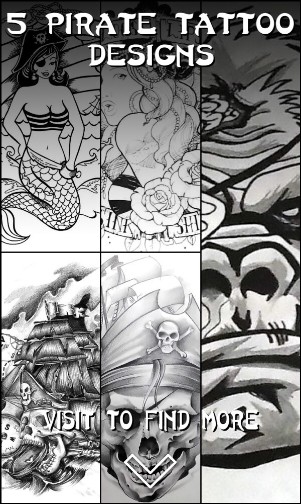 5 Pirate Tattoo Designs