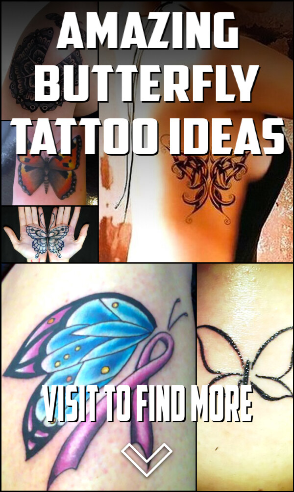 Amazing Butterfly Tattoo Ideas