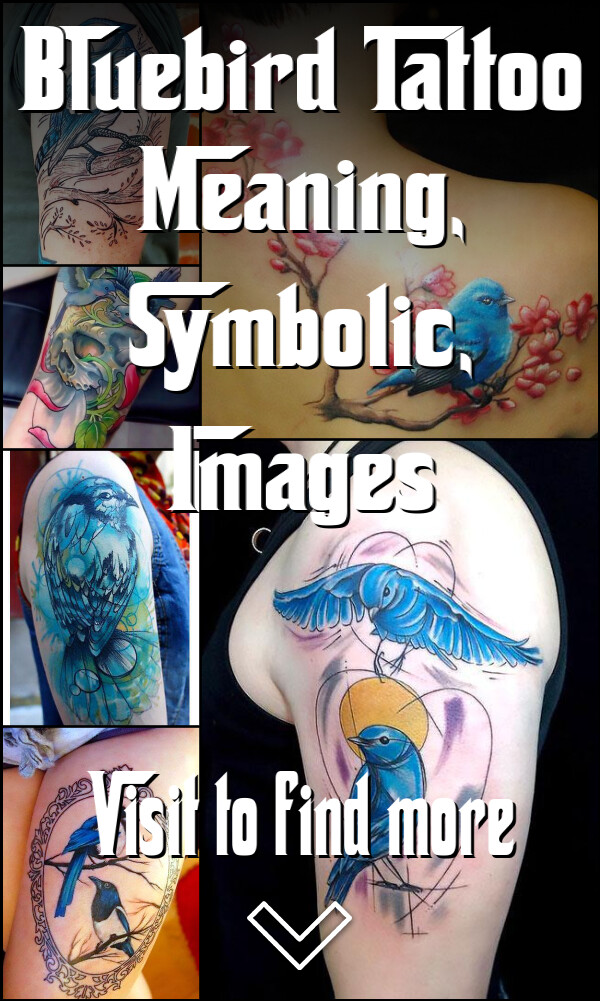 Bluebird Tattoo Meaning, Symbolic, Images