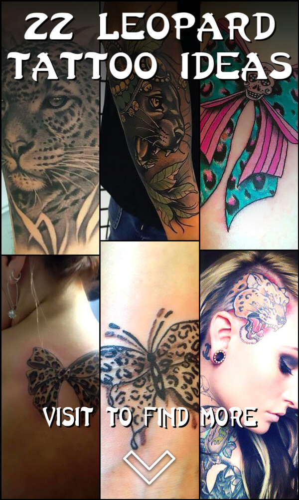 22 Leopard Tattoo Ideas
