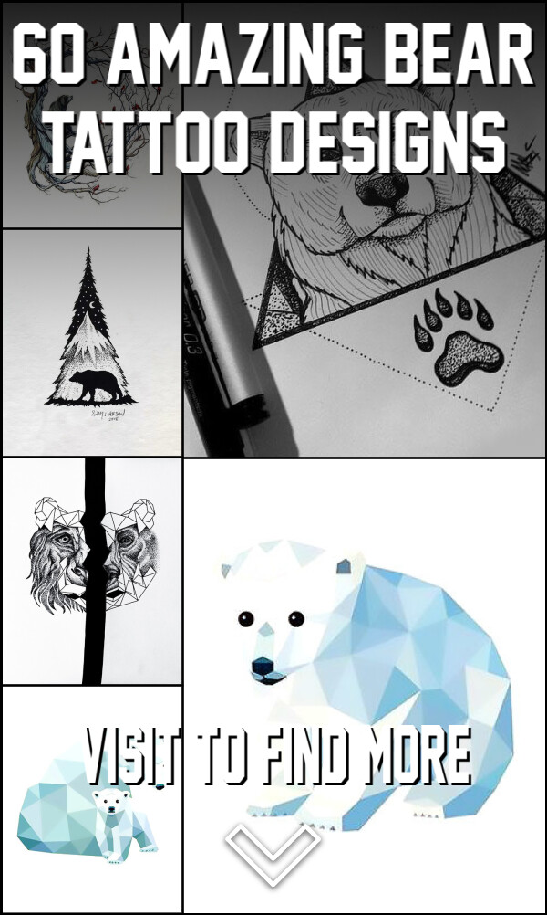 60 Amazing Bear Tattoo Designs