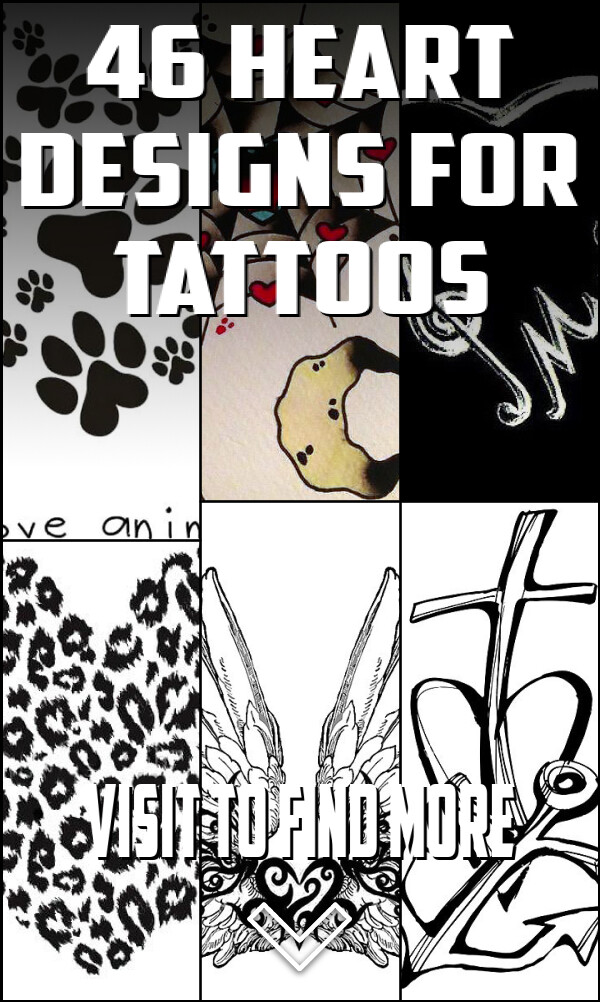 46 Heart Designs for Tattoos 