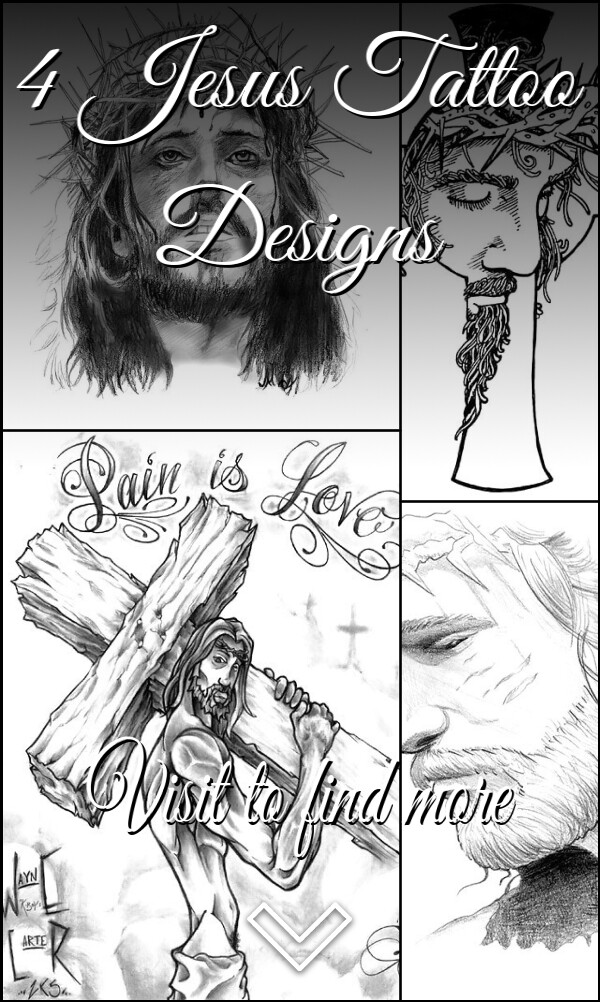 4 Jesus Tattoo Designs