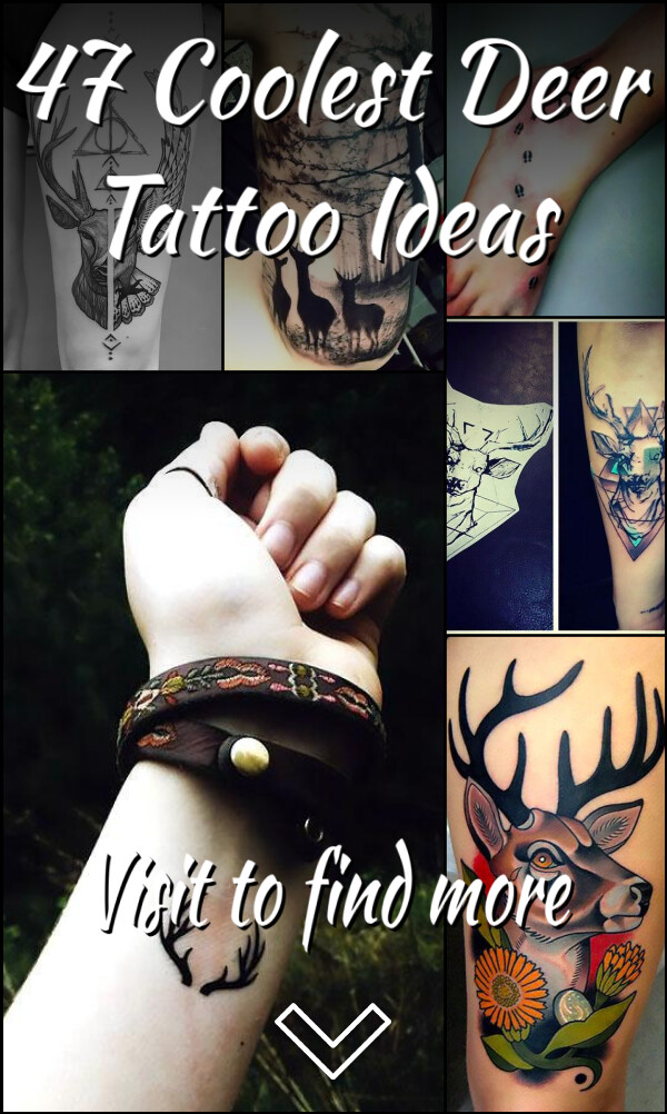 47 Coolest Deer Tattoo Ideas