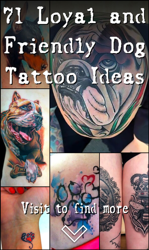 71 Loyal and Friendly Dog Tattoo Ideas