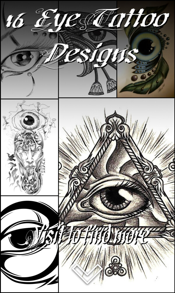 16 Eye Tattoo Designs