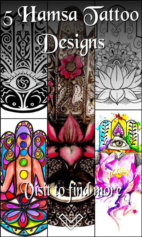 5 Hamsa Tattoo Designs