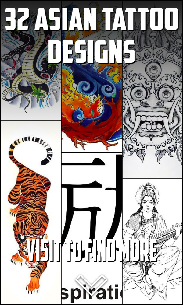 32 Asian Tattoo Designs