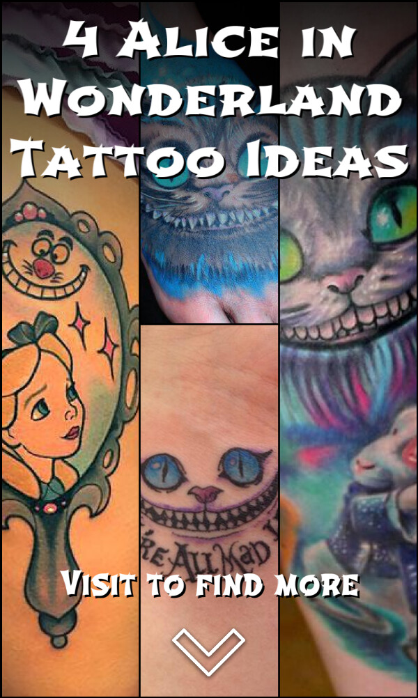 4 Alice in Wonderland Tattoo Ideas
