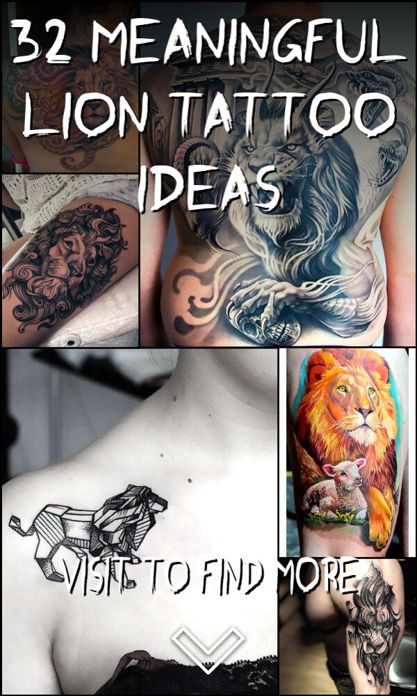 32 Meaningful Lion Tattoo Ideas