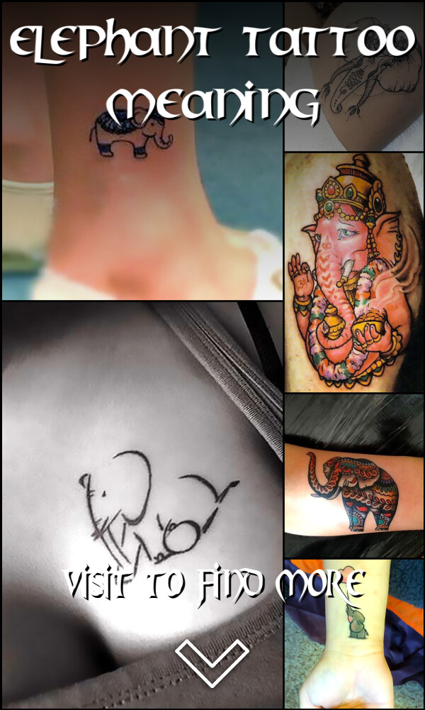 Elephant Tattoo Meaning