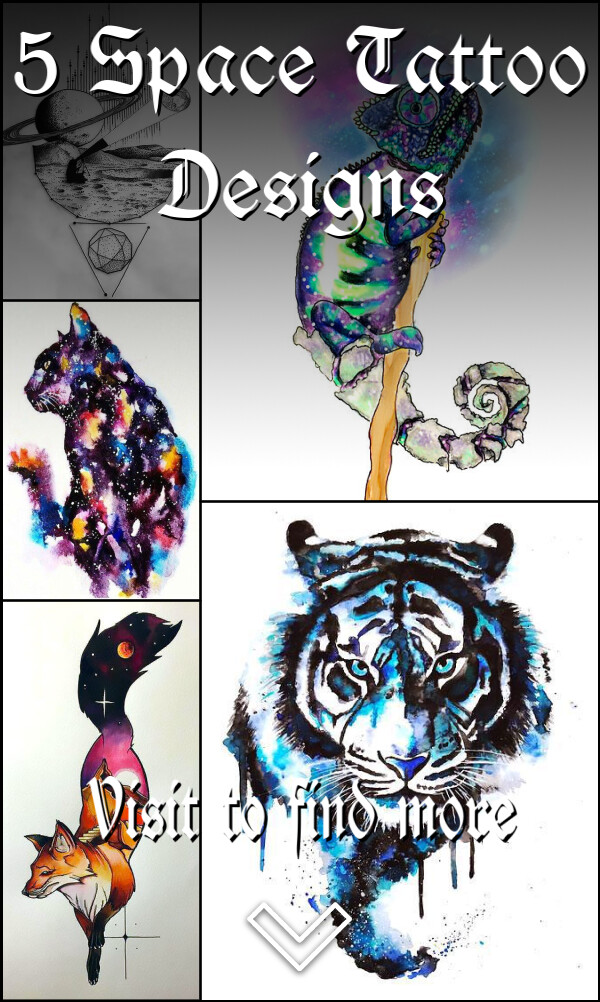 5 Space Tattoo Designs