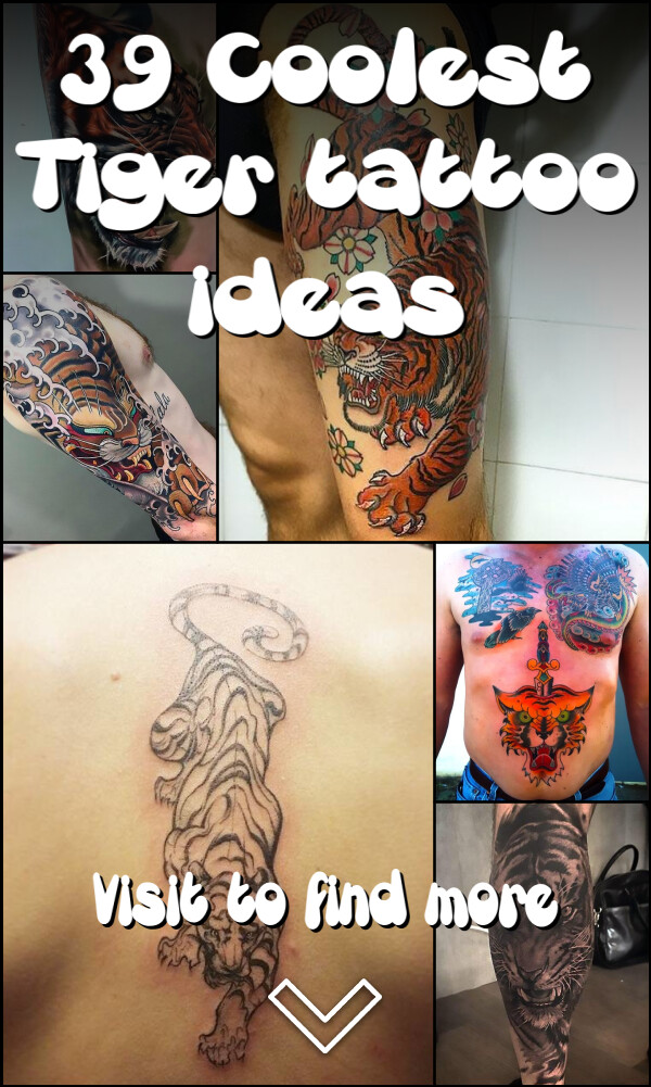 39 Coolest Tiger tattoo ideas