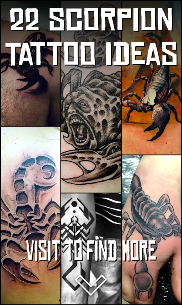 22 Scorpion Tattoo Ideas